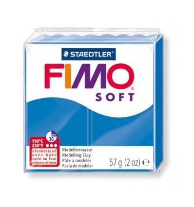 Глина полимерная STAEDTLER FIMO Soft, 57г. - синий