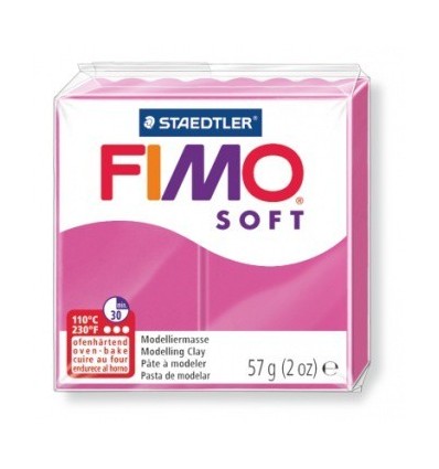 Глина полимерная STAEDTLER FIMO Soft, 57г. - малиновый