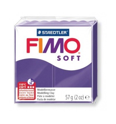 Глина полимерная STAEDTLER FIMO Soft, 57г. - сливовый