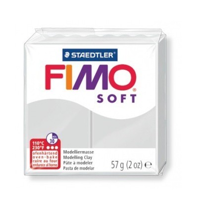 Глина полимерная STAEDTLER FIMO Soft, 57г. - серый дельфин
