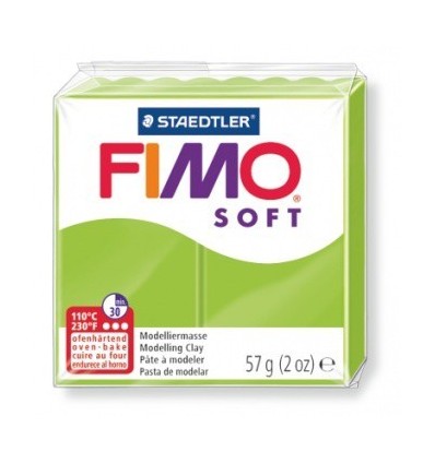 Глина полимерная STAEDTLER FIMO Soft, 57г. - светло зеленый