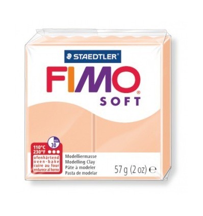 Глина полимерная STAEDTLER FIMO Soft, 57г. - телесный