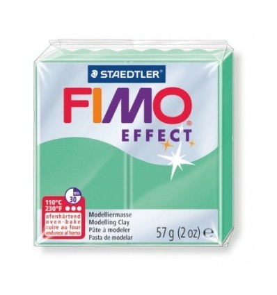 Глина полимерная STAEDTLER FIMO Effect, 57г. - зеленый нефрит
