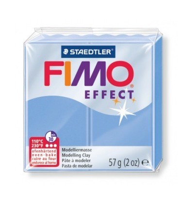 Глина полимерная STAEDTLER FIMO Effect, 57г. - голубой агат
