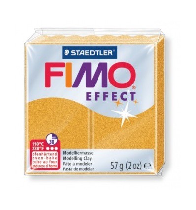 Глина полимерная STAEDTLER FIMO Effect, 57г. - золотой металлик