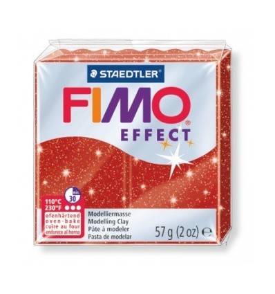 Глина полимерная STAEDTLER FIMO Effect, 57г. - красный металлик
