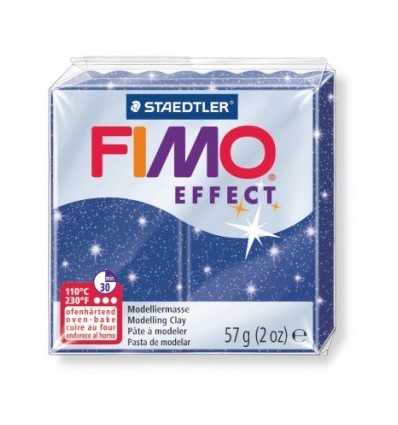 Глина полимерная STAEDTLER FIMO Effect, 57г. - синий металлик