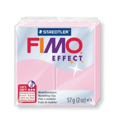 Глина полимерная STAEDTLER FIMO Effect, 57г. - пастельно-розовый