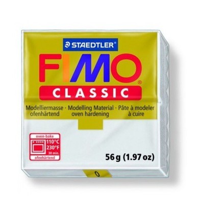 Глина полимерная STAEDTLER FIMO Classic, 56г. - Белый
