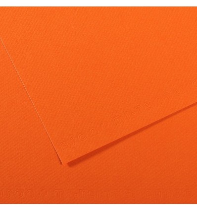 Бумага для пастели CANSON Mi-Teintes 50*65см 160гр., Цвет №453 Оранжевый, 25л/упак,