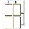 Этикетки для кухни всепогодные Avery Zweckform Living, 47,5х73 мм, прозрачные, 4 листа 16 этикеток