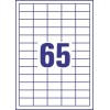 Этикетки универсальные Европа-100 Avery Zweckform 38x21,2мм/ 65шт на листе, белые, А4, 18 листов, 1170 этикеток, ELA001-18