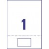 Приглашение + бейдж 2 в 1 Avery Zweckform, 80х50мм, белый, 100 листов