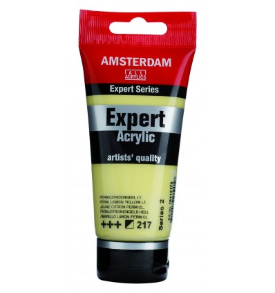 Акриловая краска Amsterdam Expert ROYAL TALENS, туба 75мл, Цвет: № 217 Желтый лимонный устойчивый светлый