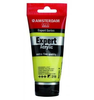 Акриловая краска Amsterdam Expert ROYAL TALENS, туба 75мл, Цвет: № 219 Зеленовато-желтый светлый