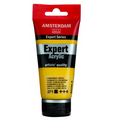 Акриловая краска Amsterdam Expert ROYAL TALENS, туба 75мл, Цвет: № 271 Кадмий желтый средний