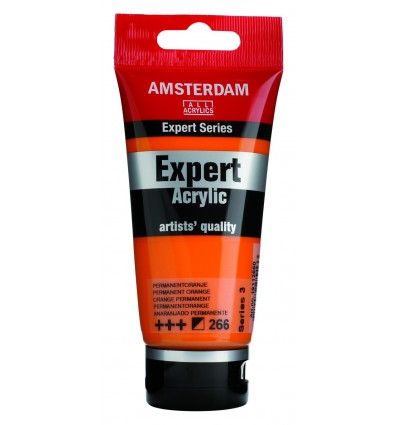 Акриловая краска Amsterdam Expert ROYAL TALENS, туба 75мл, Цвет: № 266 Оранжевый устойчивый