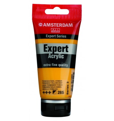 Акриловая краска Amsterdam Expert ROYAL TALENS, туба 75мл, Цвет: № 285 Желтый насыщенный устойчивый