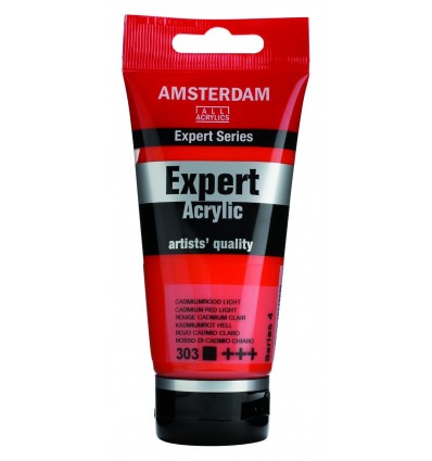 Акриловая краска Amsterdam Expert ROYAL TALENS, туба 75мл, Цвет: № 303 Кадмий красный светлый