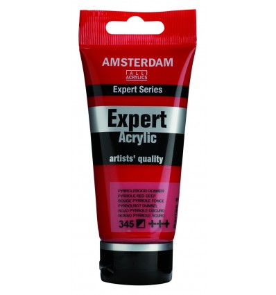 Акриловая краска Amsterdam Expert ROYAL TALENS, туба 75мл, Цвет: № 345 Красный пиррол насыщенный