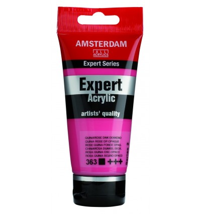 Акриловая краска Amsterdam Expert ROYAL TALENS, туба 75мл, Цвет: № 363 Розовый квинакридон насыщенный кроющий