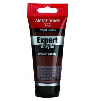 Акриловая краска Amsterdam Expert ROYAL TALENS, туба 75мл, Цвет: № 426 Коричневый оксид прозрачный