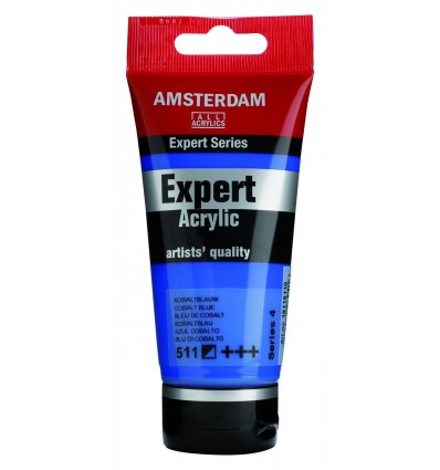 Акриловая краска Amsterdam Expert ROYAL TALENS, туба 75мл, Цвет: № 511 Кобальт синий