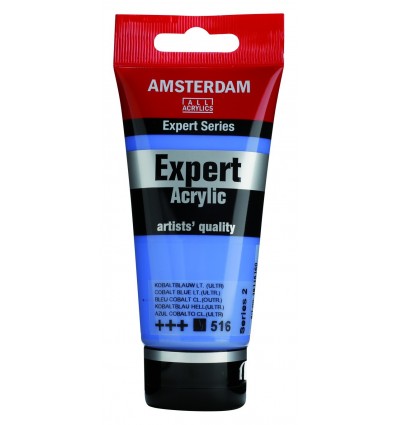 Акриловая краска Amsterdam Expert ROYAL TALENS, туба 75мл, Цвет: № 516 Кобальт синий светлый (ультрамариновый)