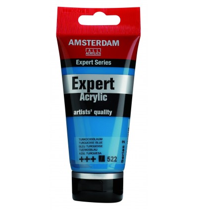 Акриловая краска Amsterdam Expert ROYAL TALENS, туба 75мл, Цвет: № 522 Синий бирюзовый
