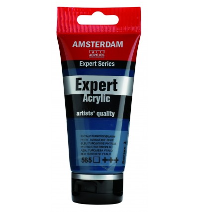 Акриловая краска Amsterdam Expert ROYAL TALENS, туба 75мл, Цвет: № 565 Бирюзовый фталоцианин