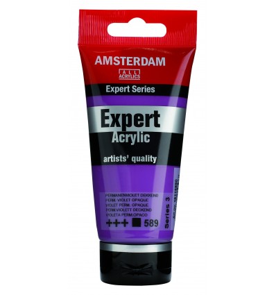 Акриловая краска Amsterdam Expert ROYAL TALENS, туба 75мл, Цвет: № 589 Фиолетовый устойчивый кроющий