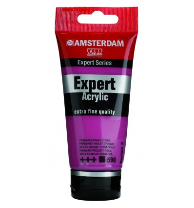 Акриловая краска Amsterdam Expert ROYAL TALENS, туба 75мл, Цвет: № 590 Красно-фиолетовый устойчивый кроющий