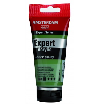 Акриловая краска Amsterdam Expert ROYAL TALENS, туба 75мл, Цвет: № 668 Зеленый окись хрома