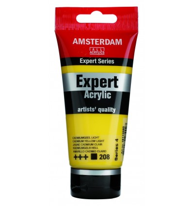 Акриловая краска Amsterdam Expert ROYAL TALENS, туба 75мл, Цвет: № 208 Кадмий желтый светлый 