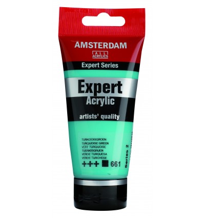Акриловая краска Amsterdam Expert ROYAL TALENS, туба 75мл, Цвет: № 661 Зеленый бирюзовый