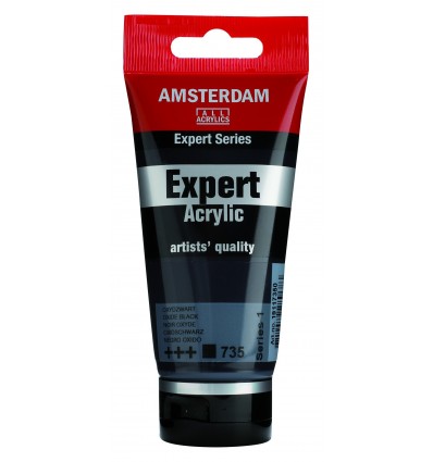 Акриловая краска Amsterdam Expert ROYAL TALENS, туба 75мл, Цвет: №735 Черный оксид