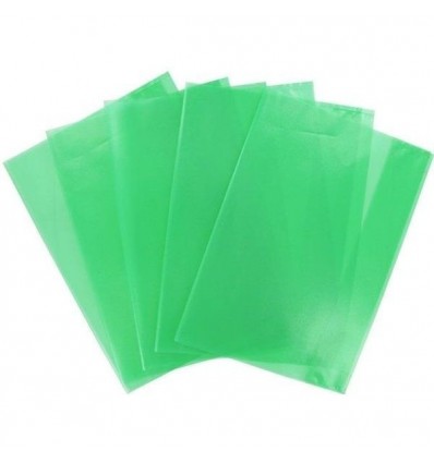 Набор обложек для тетрадей и дневников Panta Plast А4 305х485мм, 95мкм, зеленые, 5шт