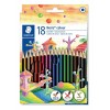 Набор цветных карандашей STAEDTLER Wopex Noris Colour 185, 18 цветов