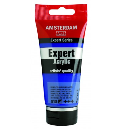 Акриловая краска Amsterdam Expert ROYAL TALENS, туба 75мл, Цвет: № 518 Кобальт синий насыщенный (ультрамариновый)