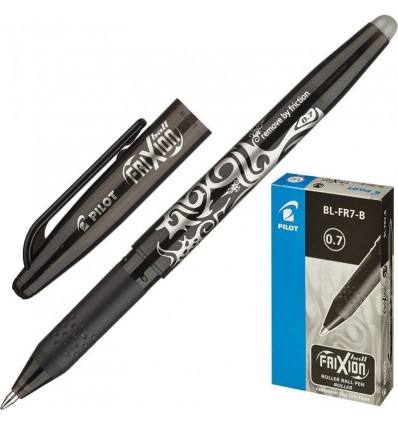Ручка гелевая стирающаяся Pilot Frixion Рoint BL-FR7, 0,35 мм, Цвет: Черный