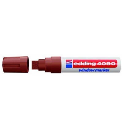 Мел маркер edding 4090, скошенный наконечник, 4-15мм