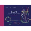 Альбом для рисования пастелью Kroyter BLUE 7521, А4 10л., 760 гр, бумага Синяя, Склейка