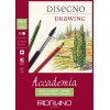 Альбом для зарисовок Fabriano Accademia 14,8x21см, 200гр., 30л., Бумага мелкозернистая, склейка
