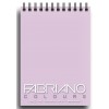 Альбом для зарисовок Fabriano Writing Colors 10,5x14,8см, 80гр., 100л., Цвет бумаги: Лаванда, спираль