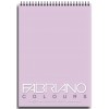 Альбом для зарисовок Fabriano Writing Colors 21x29,7см, 80гр., 100л., Цвет бумаги: Лаванда, спираль