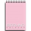 Альбом для зарисовок Fabriano Writing Colors 10,5x14,8см, 80гр., 100л., Цвет бумаги: Розовый, спираль