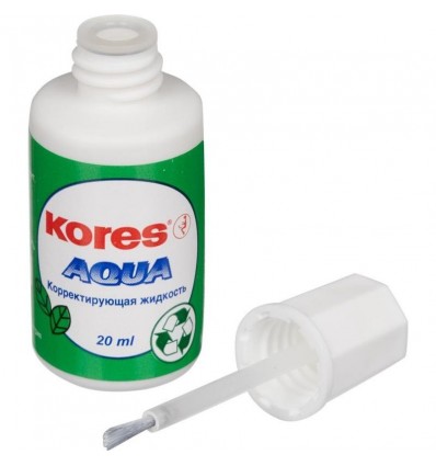 Корректирующая жидкость Kores Aqua, на водной основе 20мл