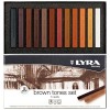 Набор пастельных мелков Lyra Polycrayons Pastel, 12 цветов, коричневые тона