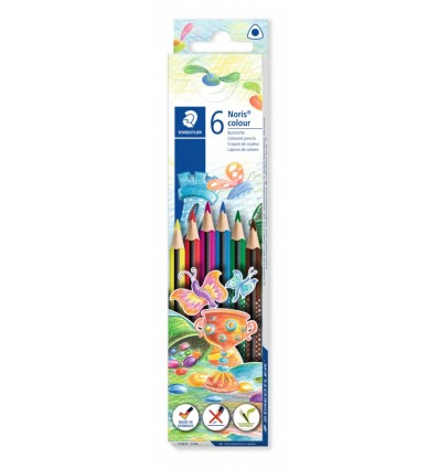 Набор цветных карандашей STAEDTLER Wopex Noris Colour 187, 6 цветов
