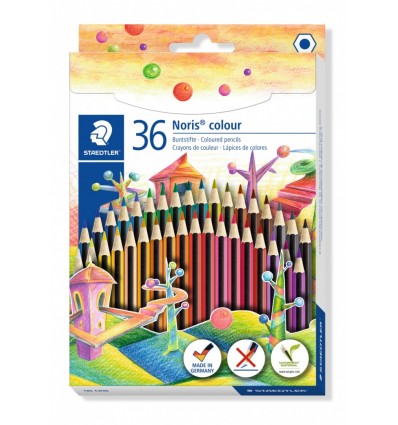 Набор цветных карандашей STAEDTLER Wopex Noris Colour 185, 36 цветов